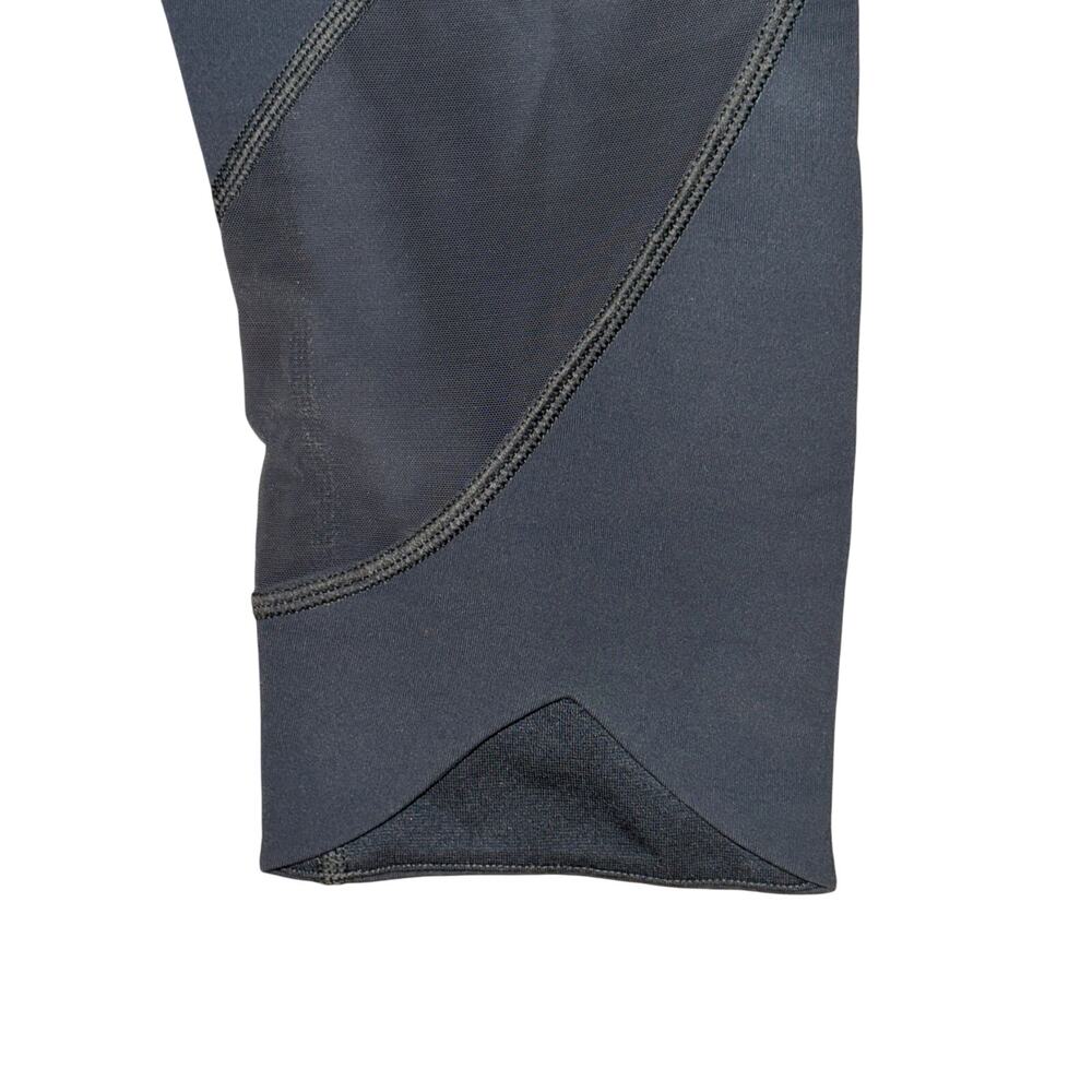 Lululemon Home Stretch Crop Women's Size 6 Melanite Gray Full On Luxtreme Mesh - Picture 4 of 7